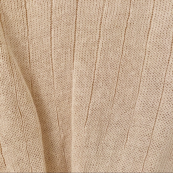 Free People Cropped Linen-Blend Twist Sweater - Picture 5 of 9